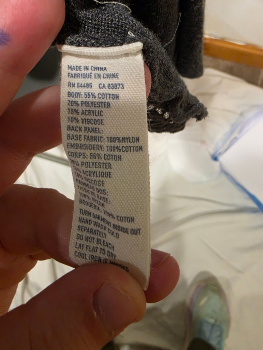 American Eagle Lace Back Cardigan Grey Medium - Picture 7 of 7
